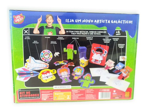 Jogo Kit De Atividades Gato Galactico Grow